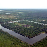 Aerial View of Angkor Wat