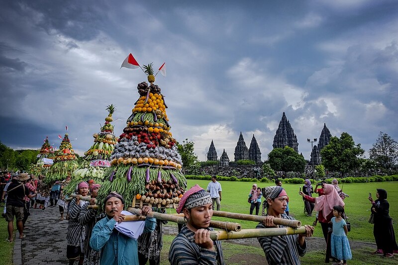 Javanese Ceremony at Prambanan Temple